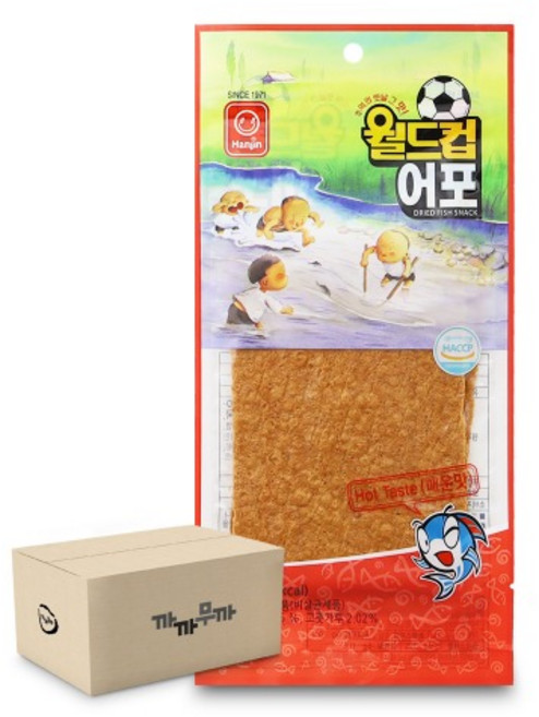 한진 월드컵 어포 매운맛, 30개, 24g