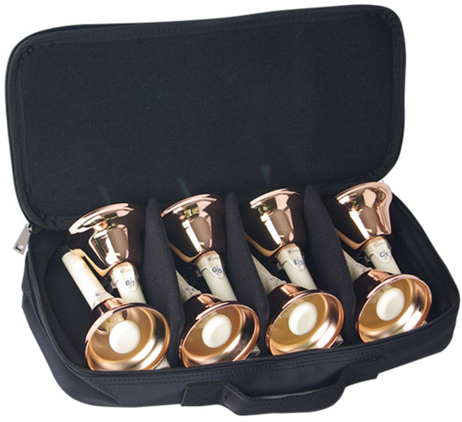 레인보우핸드벨브라스8음세트+Buzz핸드벨8음전용가방 BU-HBAG, 1개