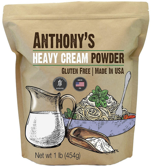 Anthony's Heavy Cream Powder 1 lb 헤비크림 파우더, 454g, 1개