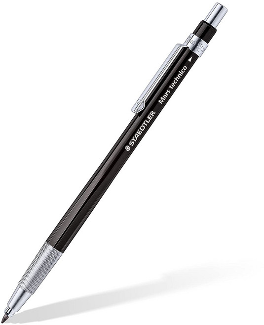 스테들러 마스 테크니코 780C-9 홀더 블랙 에디션, 2개, 2mm