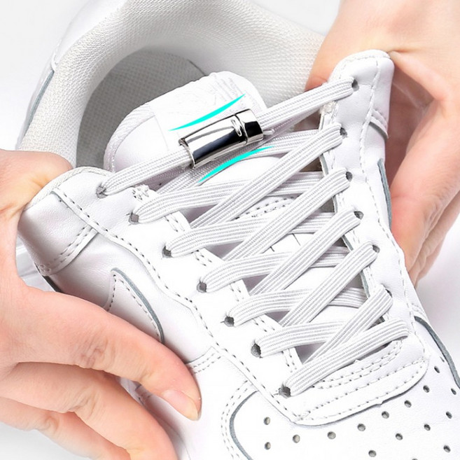 매듭없는 자석 신발끈 운동화 등산화용 마그네틱 무매듭 끈