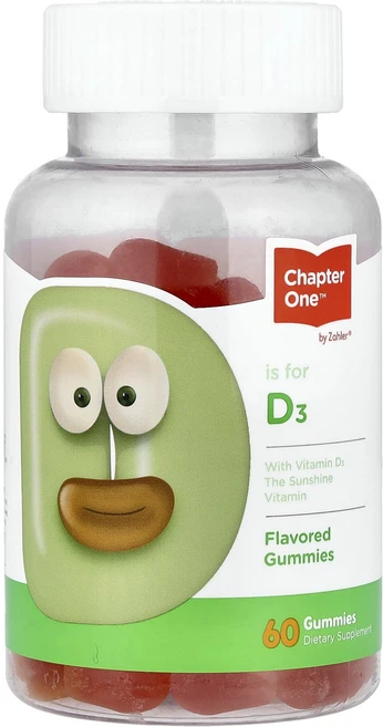 쳅터원 비타민 D3 맛있는 구미젤리 60개, 60정, 6개 - 쿠팡