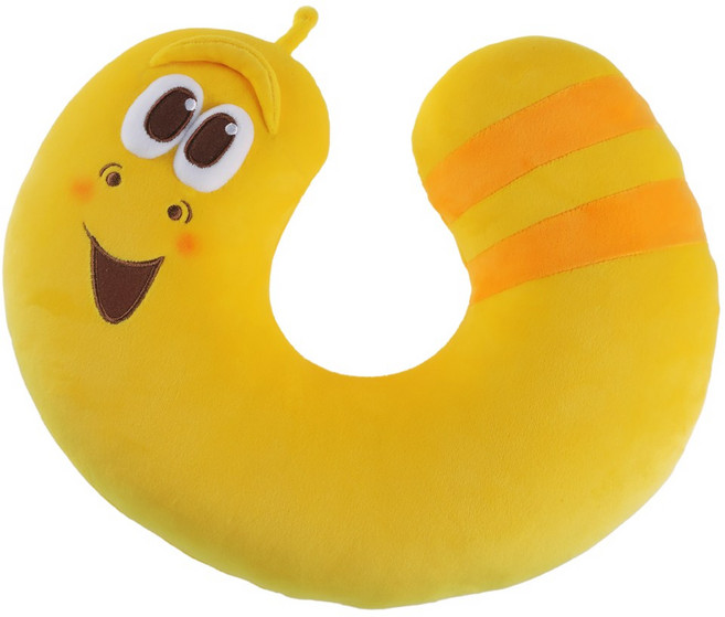 라바 캐릭터 목쿠션 (엘로우), 옐로우