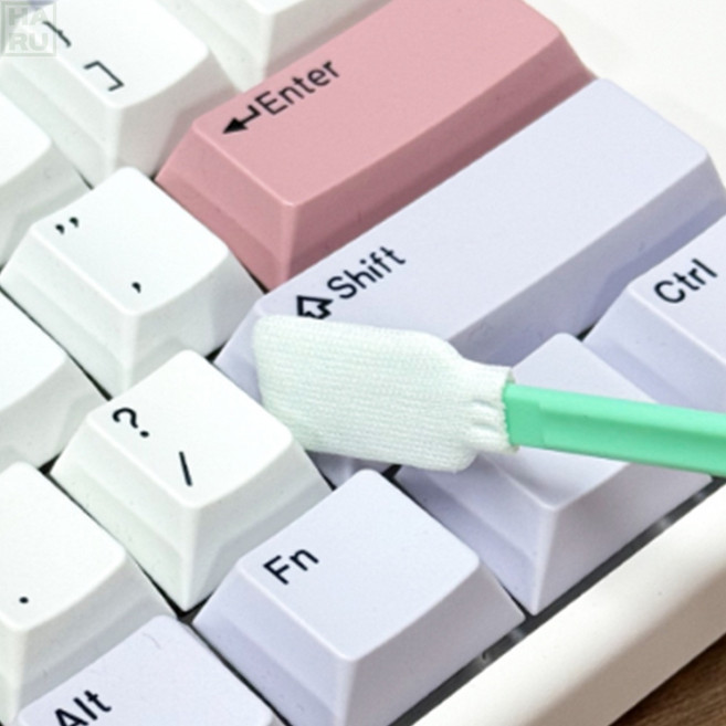 다회용 납작면봉 보풀없는 플라스틱 면봉 틈새 다용도 긴면봉 틈새먼지제거롱스틱 소독면봉 왕면봉