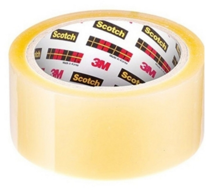 3M 스카치 포장용 박스테이프 PK65 48mmx40m, 1개, 투명