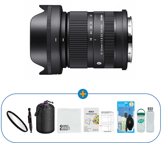 시그마 C 18-50mm F2.8 DC DN 소니 E 마운트 렌즈 악세사리 4종/SMJ
