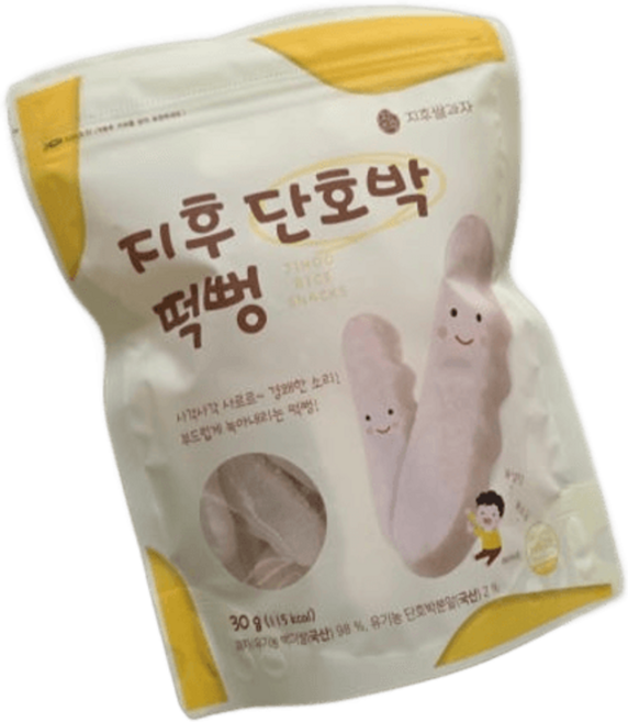 7위 - 지후 단호박 떡뻥, 1개, 30g
