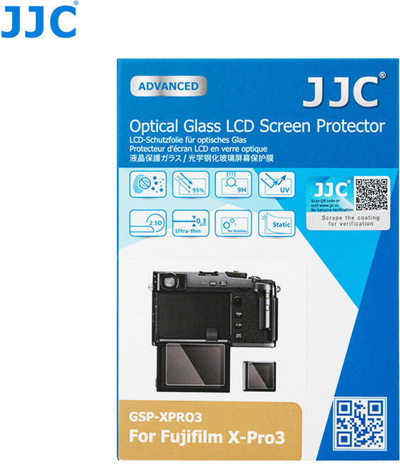 JJC 후지필름 XPRO3 액정보호필름 카메라 9H 강화유리 + 보조액정, [GSP-XPRO3] XPRO3, 1개