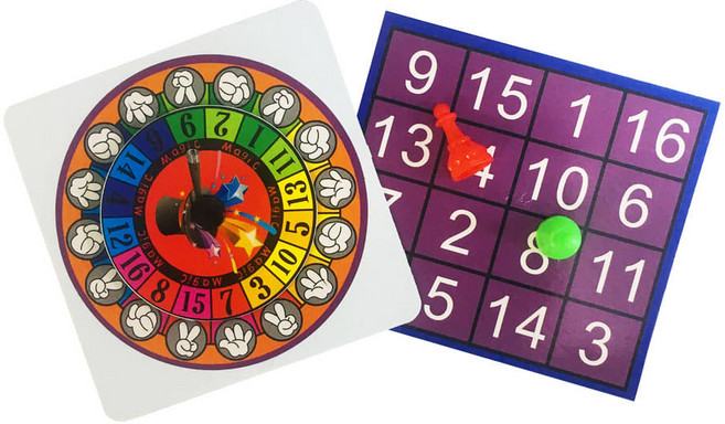 JL매직 가위바위보룰렛 마술사가 무조건 이기는 룰렛 마술 간단한 초등 어린이 마술 도구, 1세트