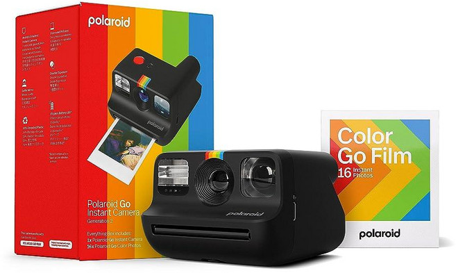 Polaroid Go Generation 2 - 미니 인스턴트 필름 카메라 화이트 (9097) Film에만 호환 151214, Gen2 Camera + Film, 1개, 3) Black - Gen2 Camera  Film