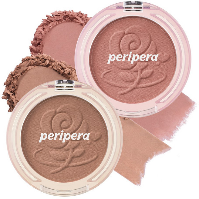 [1+1] 페리페라 맑게 물든 선샤인 치크, 031 라떼달달해, 030 장미멀멀해