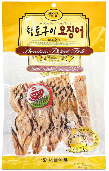 서울식품 황토구이 오징어 40g 안주