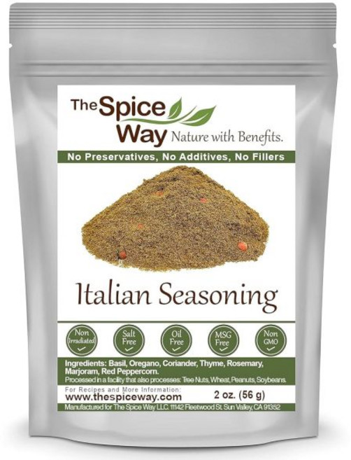The Spice 웨이 이탈리안 시즈닝 - 이탈리아 허브와 향신료가 혼합된 고급 향신료입니다. 파스타 피자 등을 포함한 모든 요리에 사용할 수 있습니다. 2온스, The Spice 웨이 이탈리안 시즈닝 - 이탈리아 허, 1개