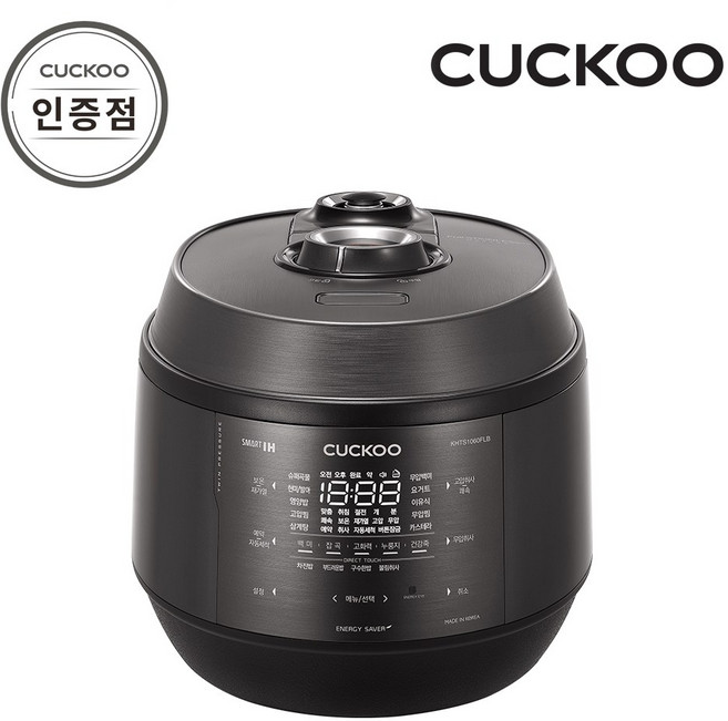 쿠쿠 CRP-KHTS1060FLB 10인용 트윈프레셔 IH압력밥솥 공식판매점 SJ, 루미 블랙