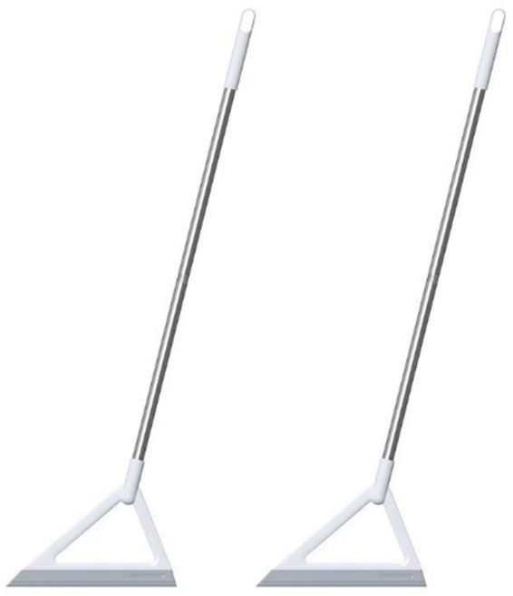 (주)에이스샵 1+1 매직클린 실리콘 빗자루 고무빗자루 스퀴지 실내외 겸용, 2개