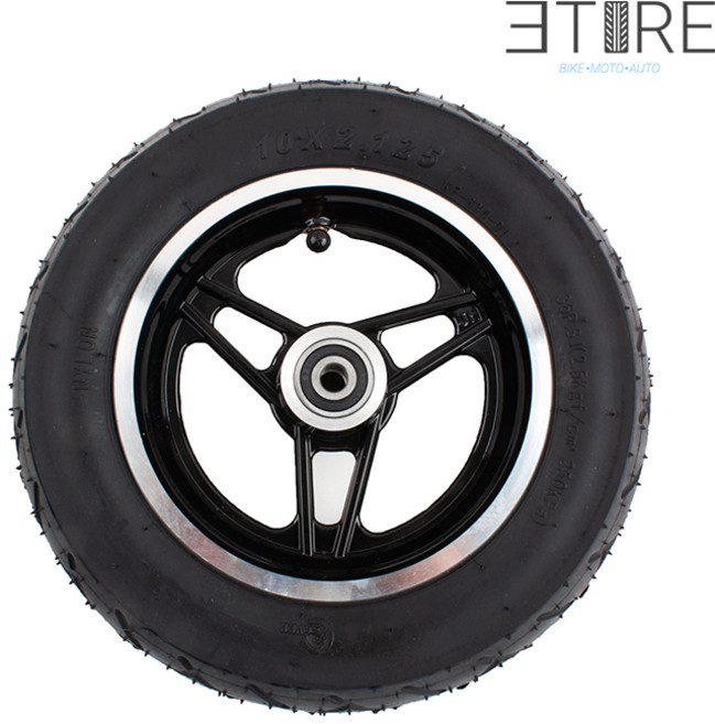10X2.125 10inch 에어바퀴 휠포함, 단품, 1개