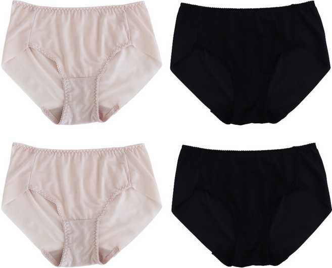 국산 프리미엄 인견 여성 노라인 햄팬티4종세트