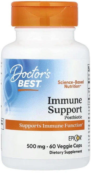 닥터스 베스스 면역력 강화 포스트바이오틱 500mg 베지 캡슐 60정 2개, 1개 - 쿠팡