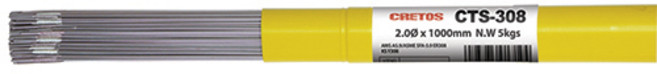 CRETOS 용접봉 티그봉 스테인리스 CTS-308 1.2mm 5KG, 1개