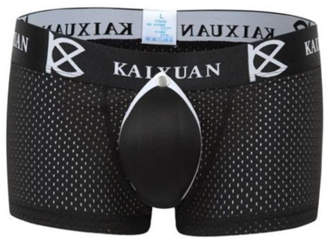 남성 보정속옷 앞뽕 일체형 사각 뽕팬티 속옷 바디프로필_WFJV2TD