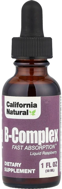California Natural B-복합체 라즈베리 30ml(1oz) Natural (캘리포니아 내추럴), California Natural, B-복합체, 라즈베, 1개 - 쿠팡
