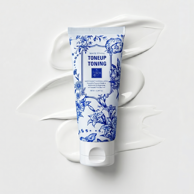톤업토닝 톤업크림 착색 미백 멜라닌 색소침착 화이트태닝, 1개, 100ml