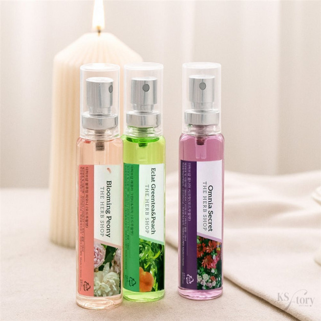 스토리 더허브샵 오드뚜왈렛 향수 작약 복숭아 로즈가든 18ml 여성향수 여자향수, 옴니아시크릿