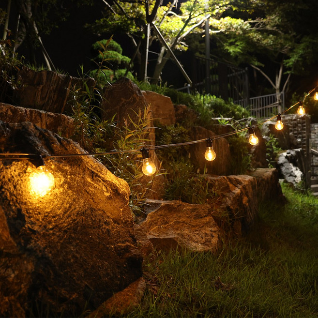 21세기트랜드 테라스 감성 전등선 레트로등+리드선3m 어댑터형, 20m 40구+리드선3m 세트, 1개