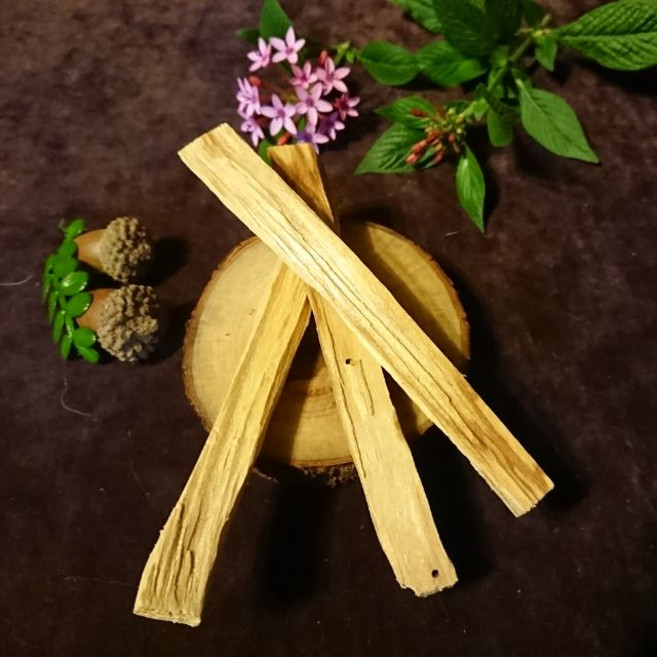 秘魯聖木 一組約15g, 木頭色