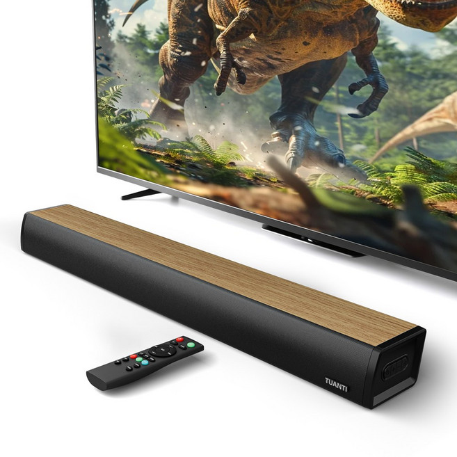 TUANTI 서브우퍼내장 2채널 100W 고출력 ARC USB DAC 기능탑재 블루투스 스피커 tv사운드바, S7020(100W), 혼합색상