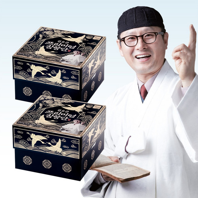 김오곤 프리미엄 침향단 100p + 쇼핑백, 450g, 2개