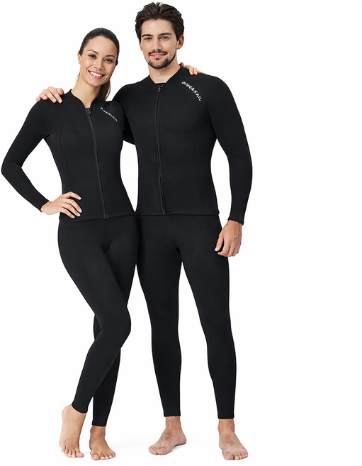 분리형 잠수복 다이빙슈트 수상스키 다이버 스킨스쿠버 서핑 웻 슈트 2mm, 남자하의, M