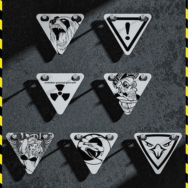 데일리쇼핑 자전거 안장반사판 야간라이딩 반사광 안전등 경고등 용품, 안장반사판(독수리), 1개