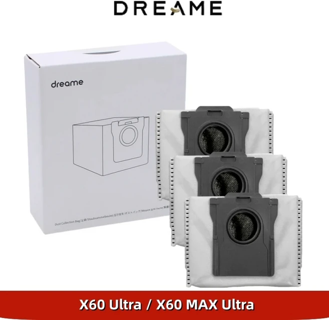 Dreame X60 Ultra 액세서리 필터 먼지 봉투 듀오 브러시 커버 사이드 Max 예비 부품용), 05 Dust bag