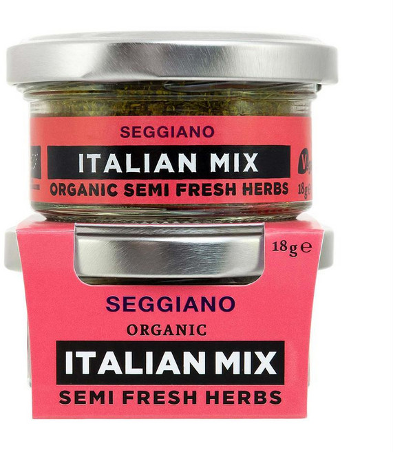 Seggiano 세지아노 세미 프레쉬 허브-이탈리안 블렌드, 4개, 18g