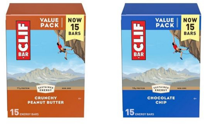 CLIF 바 - 에너지 단백질 버라이어티 팩 3가지 맛 유기농 귀리로 만든 비유전자변형식품 (36팩), 30 Count (Pack of 2), Best Sellers Combo, 68g