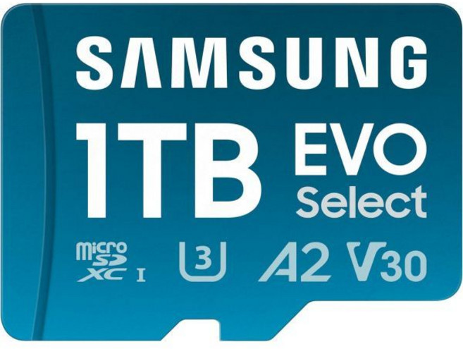 SAMSUNG EVO Select microSD 메모리 카드 + 어댑터 1TB microSDXC
