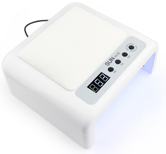 네일룸 288W 접이식 네일램프 젤램프 레진젤램프 휴대용램프, 1개, 화이트