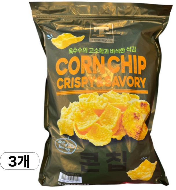 티스탠다드 콘칩, 730g, 3개
