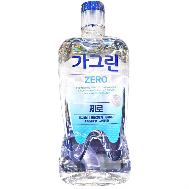 동아제약 가그린 제로 무알콜 가글 대용량, 1.35L, 1개