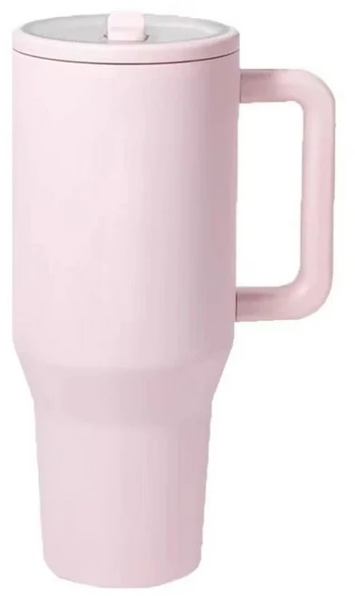 HYDROJUG 40OZ 텀블러 빨대 단열 BPA프리 메시 BRUMATE, 핑크색, 1개 - 쿠팡