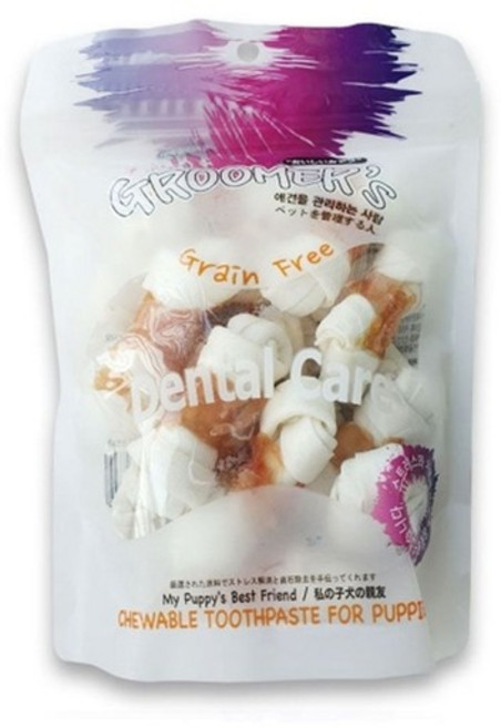 구루머스 치킨껌 15p X10개 강아지 치킨말이껌 간식, 10개, 치킨