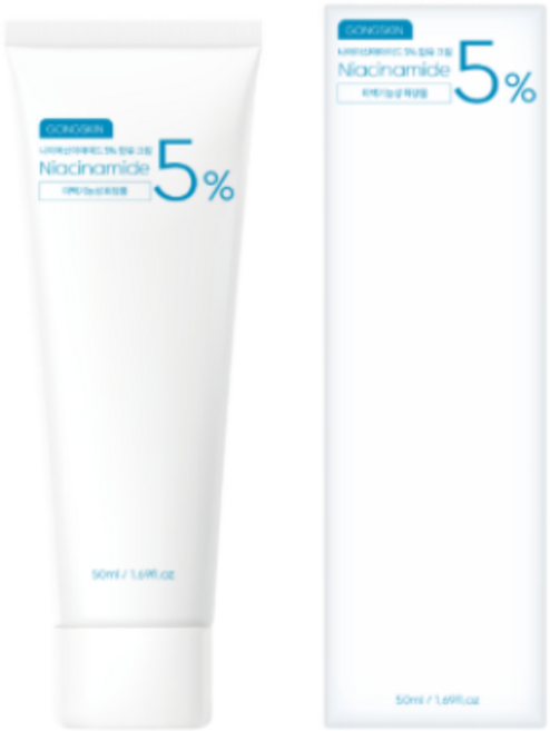 공스킨 나이아신아마이드 5%함유 크림(미백 기능성), 1개, 50ml