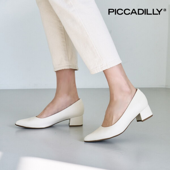 [피카딜리] [PICCADILLY] 739026-1 펌프스_오프화이트(4.5cm)