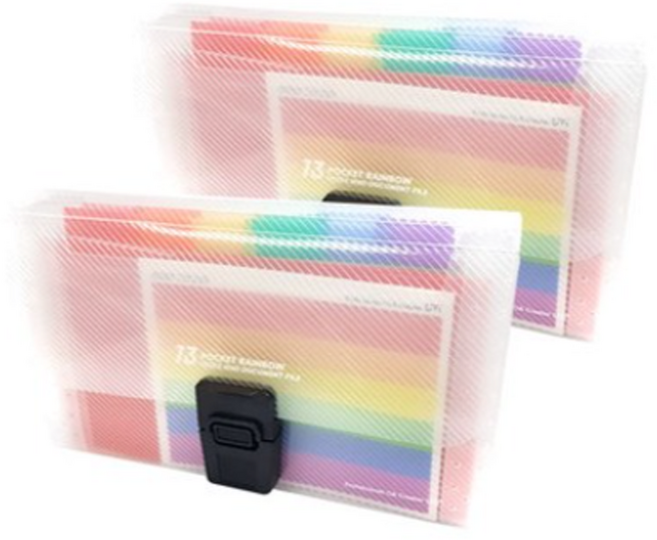 레인보우 인덱스 도큐먼트 파일 13분류 A6 미니, 10개