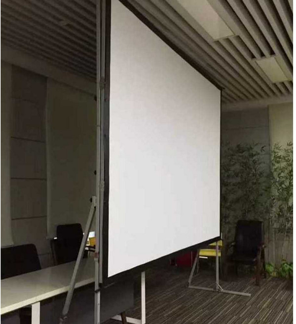 대형 빔프로젝터 야외 프로젝터 강의실 고화질 캠핑, 120인치 후투사/케이스 포함