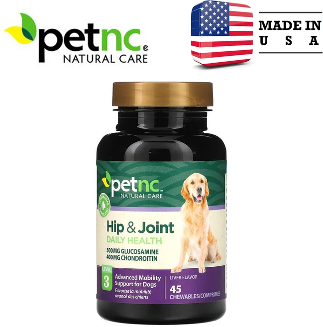 petnc NATURAL CARE 펫 내추럴 케어 엉덩이 관절 레벨3 간 맛 45 츄어블, 1개 - 쿠팡