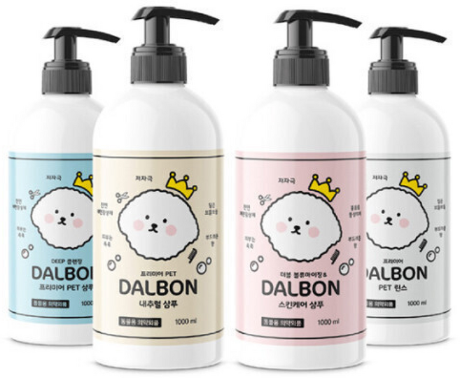 달본 내추럴 순한 강아지 샴푸린스겸용 대용량, 1개, 1개입, 1L