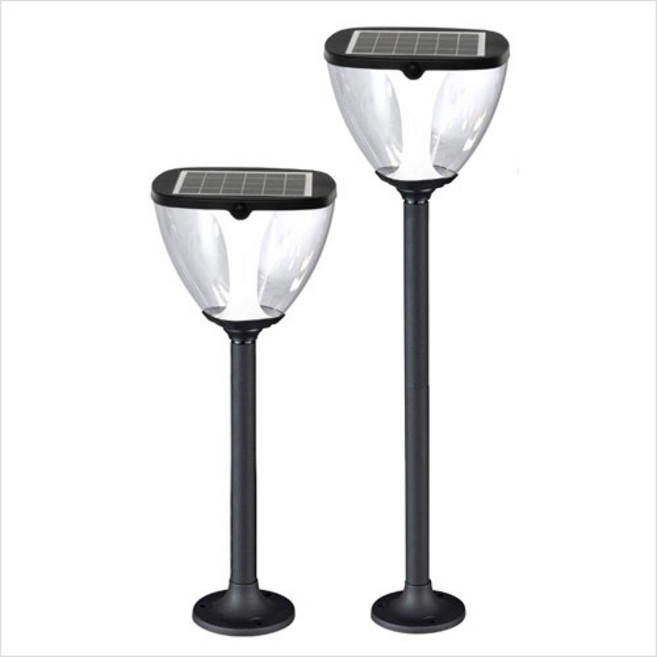 바오바브 LED 태양광 잔디등 블랙 3색 변환 정원등 꽂이등, 1000