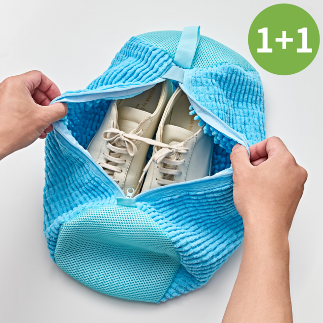 롬핏 신발 운동화 세탁망 빨래망, 2개, 블루